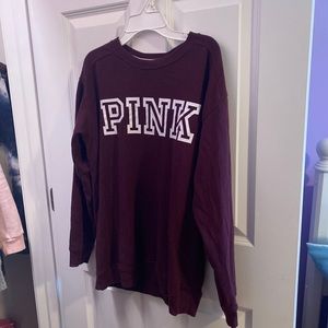 Pink crew neck